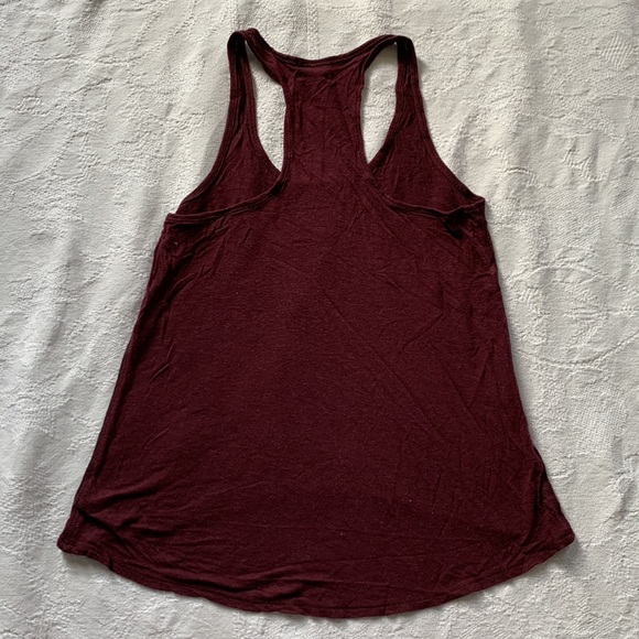 aerie Flowy Racerback Tank - Maroon - XS 💕 - Picture 4 of 9